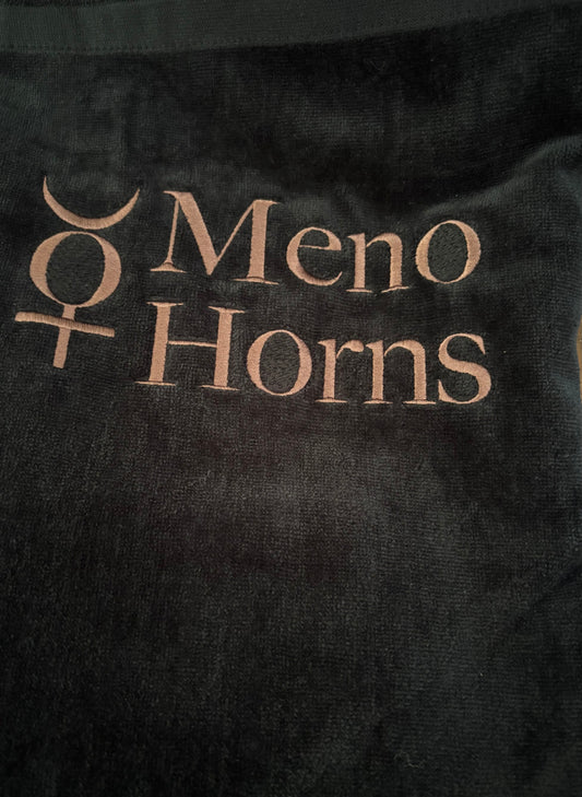 Midnight Black - Velour Towel